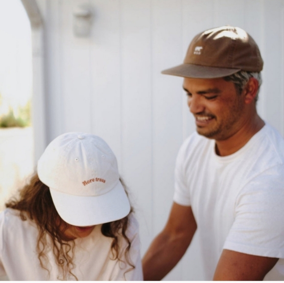 NWT Will + Bear Natural Brushed Cotton Canvas Riley Bone MORE TREES Canvas Cap - Picture 6 of 12
